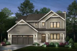 Traditional Exterior - Front Elevation Plan #22-641