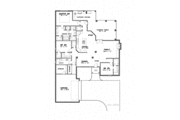 European Style House Plan - 3 Beds 2 Baths 2366 Sq/Ft Plan #8-186 