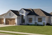 European Style House Plan - 3 Beds 2 Baths 1913 Sq/Ft Plan #455-426 
