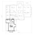 Contemporary Style House Plan - 4 Beds 2.5 Baths 2774 Sq/Ft Plan #20-2474 