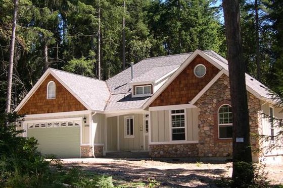 Exterior - Front Elevation 7 for Craftsman House Plan #48-103 - 2 bed, 2 bath