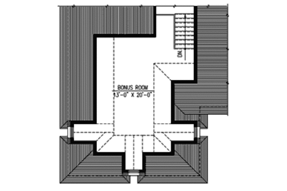Floor Plan - Other Floor for European House Plan #138-303 - 3 bed, 2.5 bath