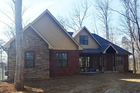 Exterior - Front Elevation 3 for European House Plan #927-15 - 4 bed, 3.5 bath
