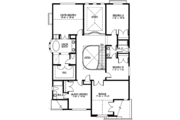 European Style House Plan - 4 Beds 3.5 Baths 3480 Sq/Ft Plan #132-129 