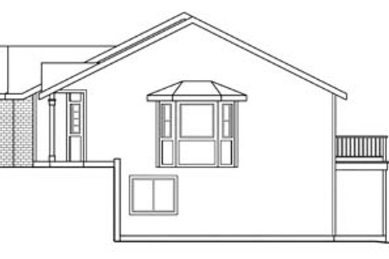 Exterior - Other Elevation 1 for Traditional House Plan #124-678 - 3 bed, 2 bath