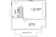 Modern Style House Plan - 2 Beds 1.5 Baths 1918 Sq/Ft Plan #117-273 