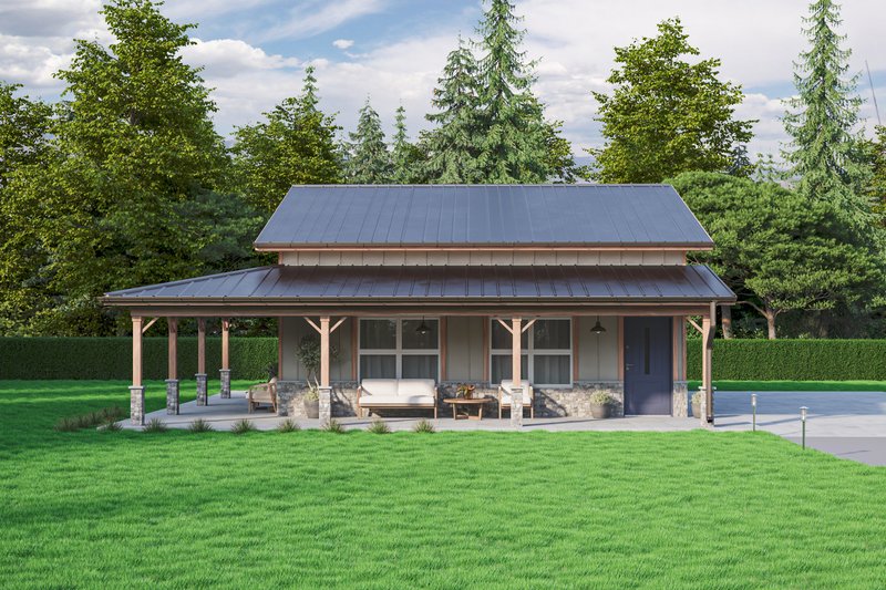 Home Plan - Ranch Exterior - Front Elevation Plan #1106-9