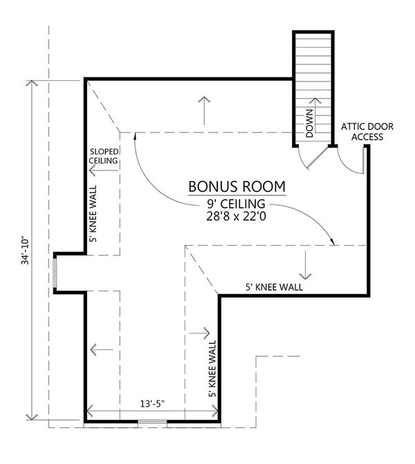 Dream House Plan - Farmhouse Floor Plan - Other Floor Plan #1074-99