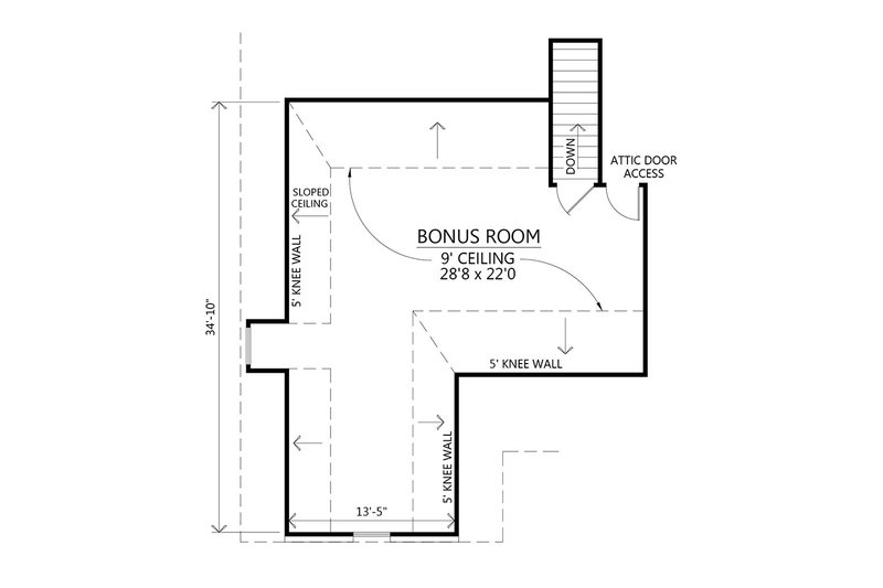 House Plan Design - Floor Plan - Other Floor for Farmhouse House Plan #1074-99 - 4 bed, 2.5 bath