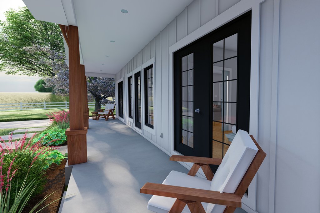 Ranch Style House Plan - 2 Beds 2 Baths 988 Sq/Ft Plan #126-246 ...