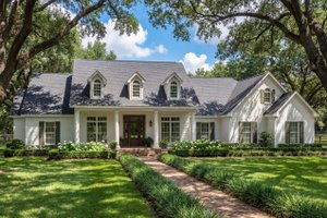 Colonial Exterior - Front Elevation Plan #430-35