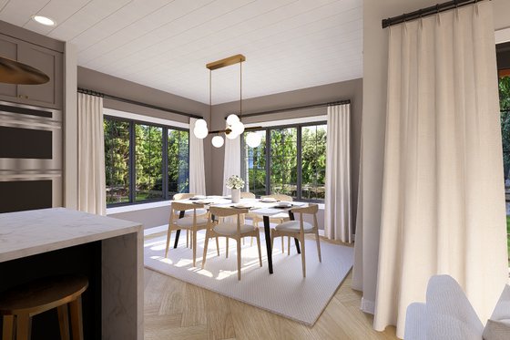 Interior - Dining Room for Country House Plan #1064-370 - 1 bed, 1.5 bath