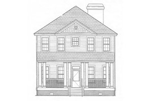 Exterior - Other Elevation 3 for Cottage House Plan #30-101 - 3 bed, 2.5 bath