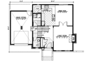 European Style House Plan - 3 Beds 1.5 Baths 1510 Sq/Ft Plan #138-120 