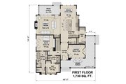 Farmhouse Style House Plan - 4 Beds 3.5 Baths 2733 Sq/Ft Plan #51-1270 