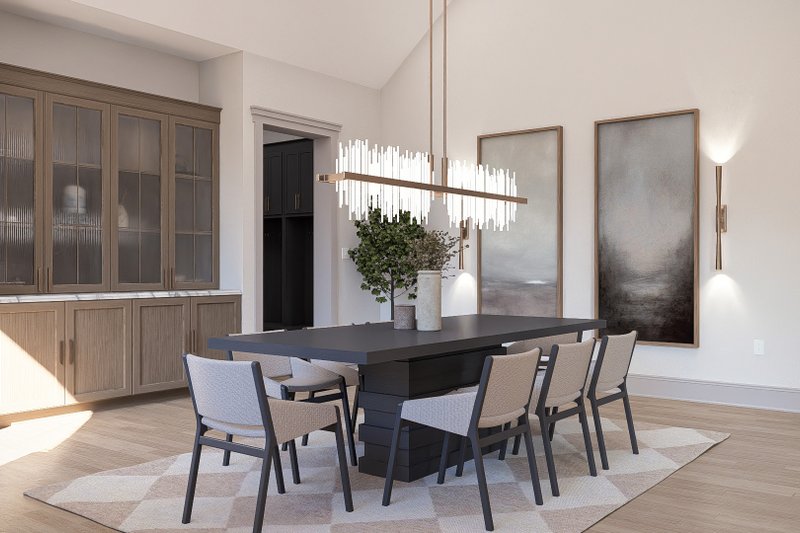 House Plan Design - Interior - Dining Room for Cottage House Plan #455-738 - 4 bed, 3.5 bath