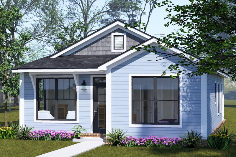 Home Plan - Exterior - Other Elevation 2 for Cottage House Plan #513-2500 - 2 bed, 2 bath