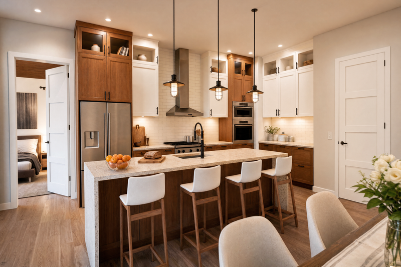 Architectural House Design - Interior - Kitchen 1 for Farmhouse House Plan #48-1220 - 3 bed, 2 bath
