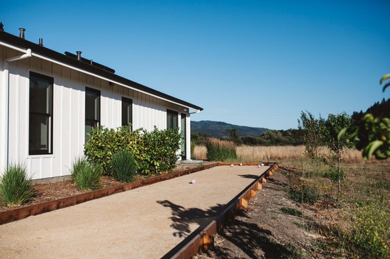 Exterior - Rear Elevation 1 for Ranch House Plan #888-16 - 2 bed, 2 bath