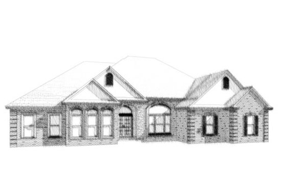 Exterior - Front Elevation for Traditional House Plan #63-327 - 4 bed, 3.5 bath
