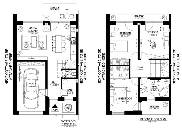 Modern Floor Plan - Main Floor Plan #538-1