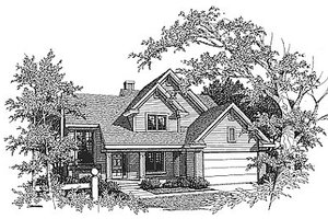 Traditional Exterior - Front Elevation Plan #70-285