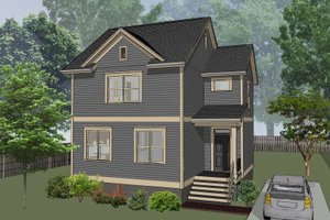 Craftsman Exterior - Front Elevation Plan #79-364