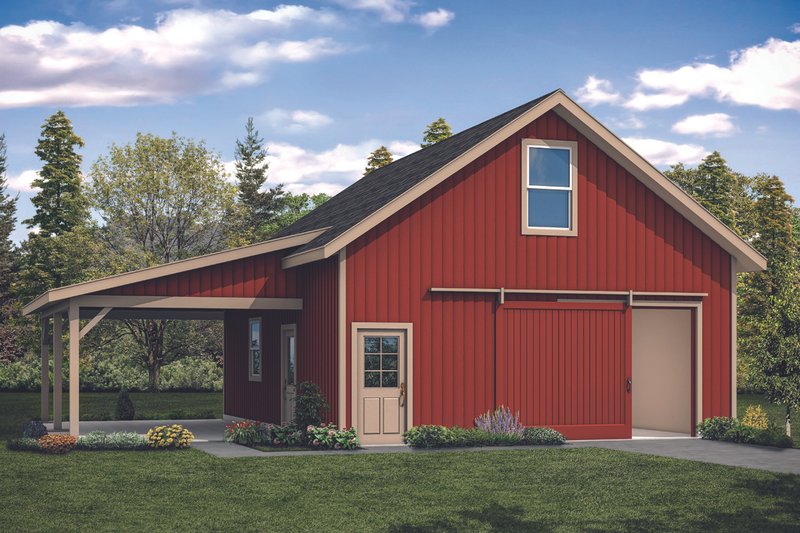 Home Plan - Ranch Exterior - Front Elevation Plan #124-1132