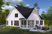 Cottage Style House Plan - 3 Beds 3.5 Baths 1899 Sq/Ft Plan #929-1204 Exterior 