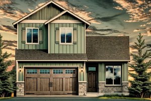 House Blueprint - Traditional Exterior - Front Elevation Plan #943-57