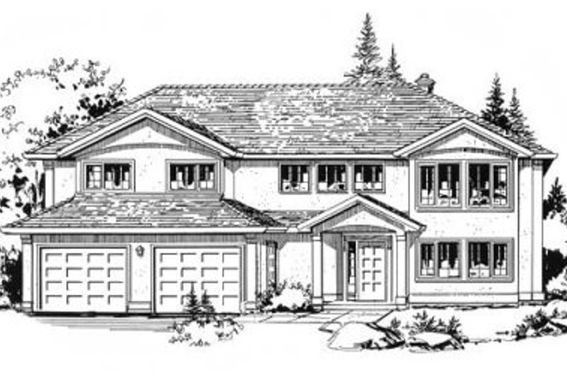 House Plan Design - European Exterior - Front Elevation Plan #18-9031