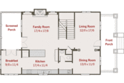 Craftsman Style House Plan - 4 Beds 3.5 Baths 2520 Sq/Ft Plan #461-2 