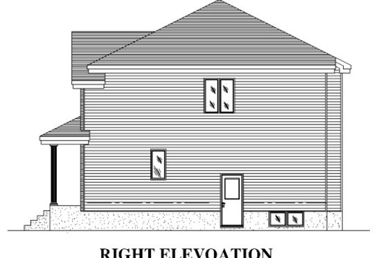 Exterior - Other Elevation for Traditional House Plan #138-350 - 6 bed, 3.5 bath