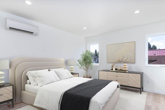 Interior - Master Bedroom for Farmhouse House Plan #1066-221 - 3 bed, 2.5 bath