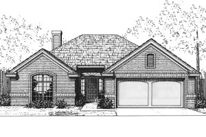 Traditional Exterior - Front Elevation Plan #310-562