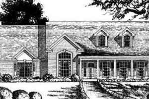 Traditional Exterior - Front Elevation Plan #40-233