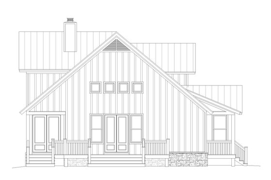 Exterior - Other Elevation 1 for Country House Plan #932-327 - 3 bed, 4.5 bath