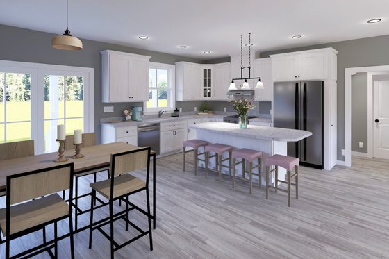 Interior - Kitchen for Cottage House Plan #44-247 - 3 bed, 2 bath