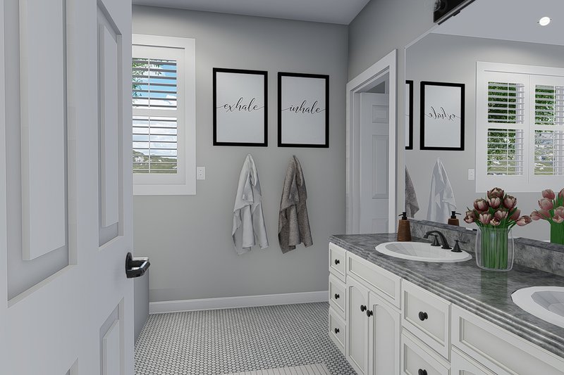 House Design - Interior - Master Bathroom for Traditional House Plan #1060-46 - 3 bed, 2.5 bath