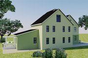 Farmhouse Style House Plan - 5 Beds 6 Baths 4635 Sq/Ft Plan #542-10 
