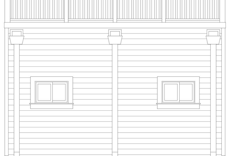House Plan Design - Exterior - Other Elevation 1 for Southern House Plan #932-823, 0 bath
