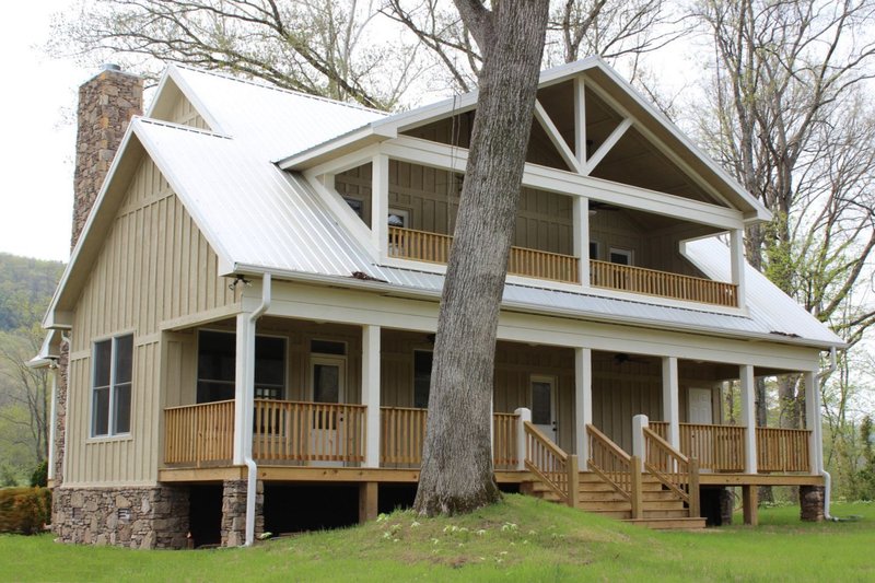 Home Plan - Exterior - Rear Elevation for Country House Plan #932-3 - 3 bed, 3.5 bath