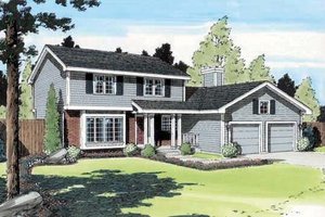 Traditional Exterior - Front Elevation Plan #312-171