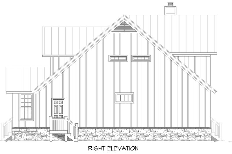 House Plan Design - Exterior - Other Elevation 1 for Traditional House Plan #932-413 - 3 bed, 3.5 bath