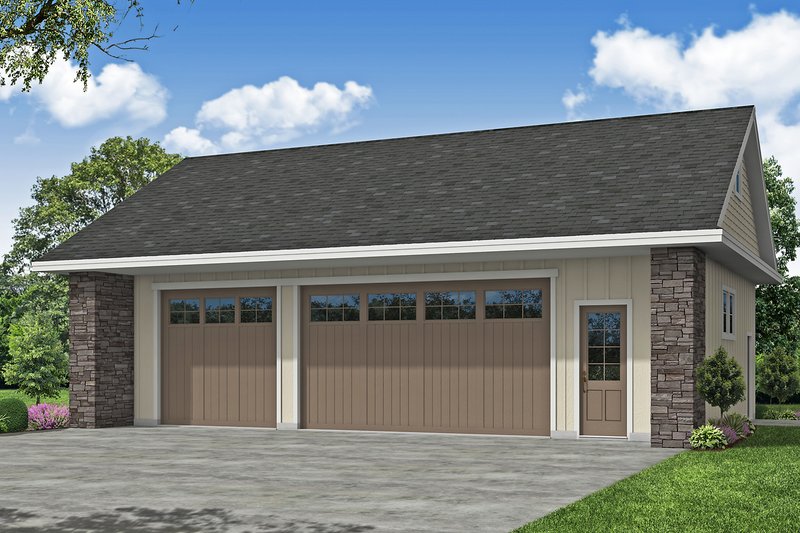 Home Plan - Traditional Exterior - Front Elevation Plan #124-1225