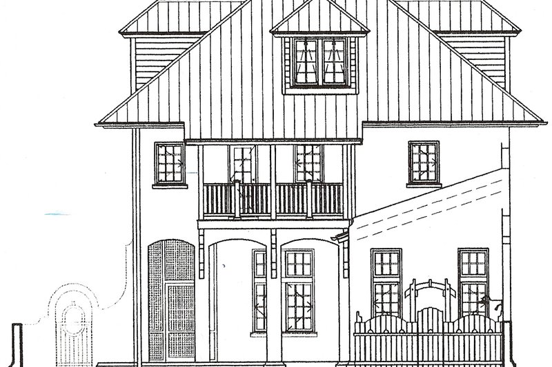 House Plan Design - Photo 5 for Beach House Plan #536-5 - 3 bed, 4 bath