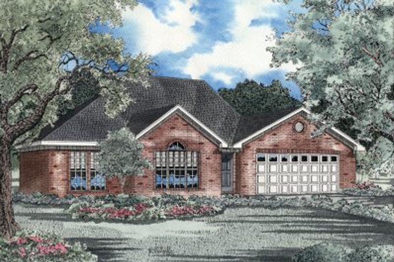 House Blueprint - Traditional Exterior - Front Elevation Plan #17-130