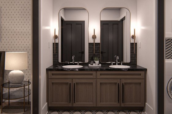Interior - Master Bathroom for Modern House Plan #455-338 - 3 bed, 2.5 bath