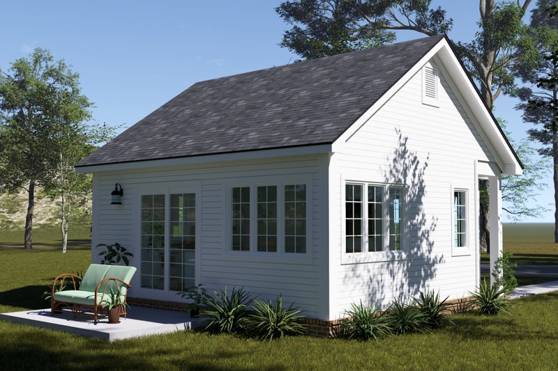 Architectural House Design - Exterior - Other Elevation 1 for Cottage House Plan #513-2417 - 1 bed, 1 bath