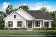 Farmhouse Style House Plan - 3 Beds 2 Baths 1398 Sq/Ft Plan #430-200 